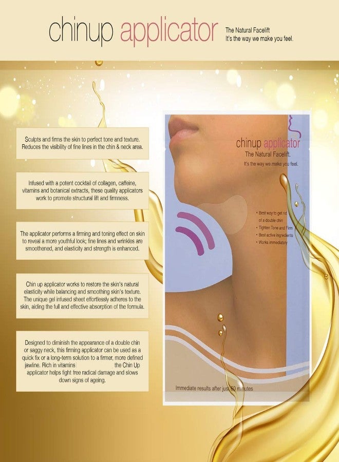 lipo applicator Ultimate Chin up Applicator, Face Wrap. It Works for Double Chin Reduction, Chin & Neck Slim, Shape and Firming. Box 5 Wraps (Masks) - Image 2