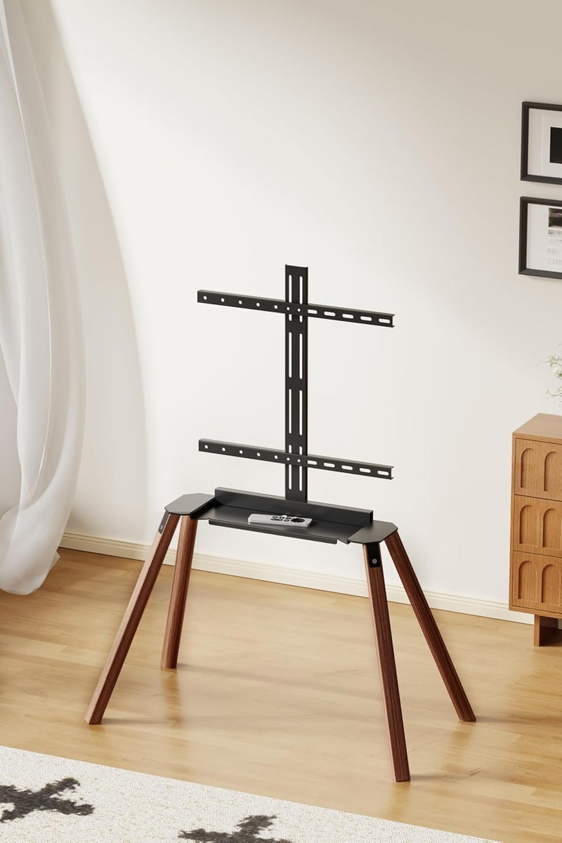 TDOO Movable TV Stand with Wheels, TV Table,mobile TV Floor Stand,Suitable 26-75 Inch LED Flat/Curved TV Stands Rolling cart with wheels black) (32-70) - Image 4