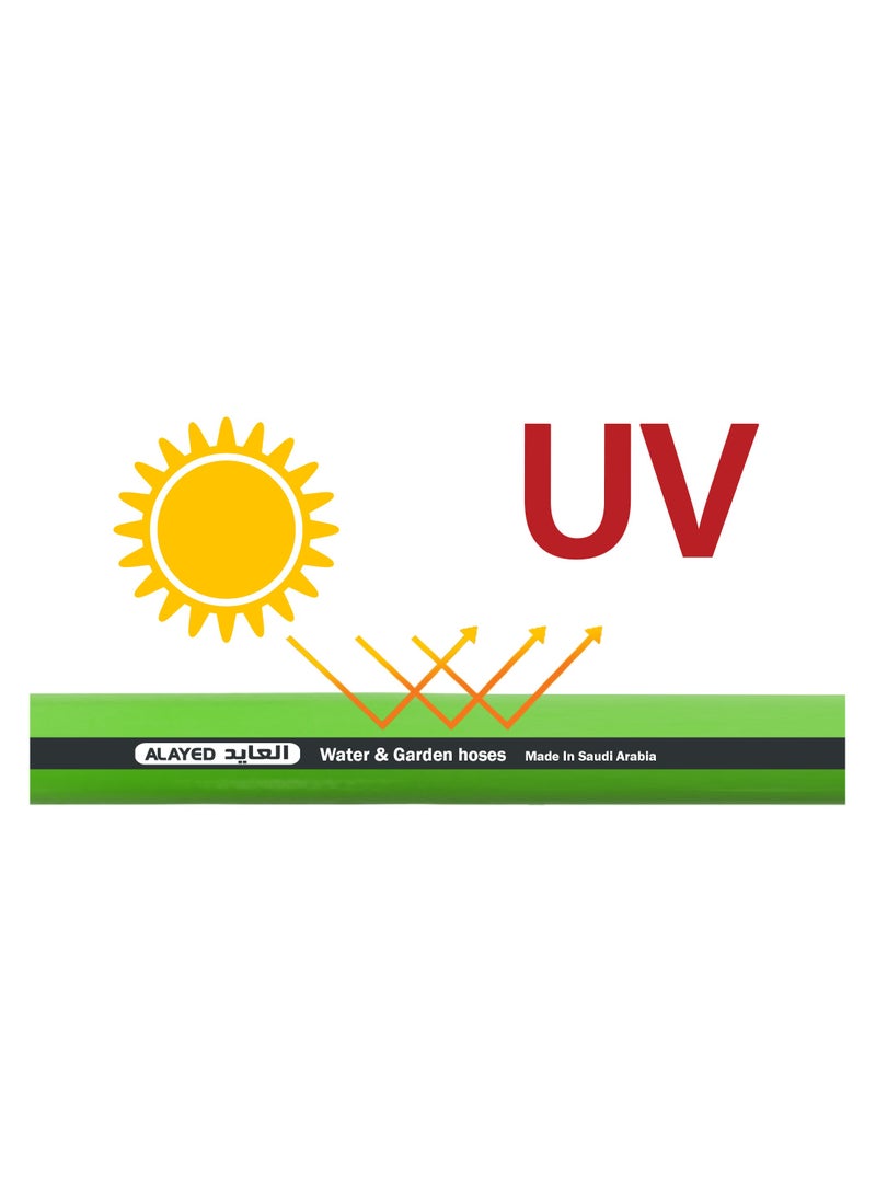 ALAYED  Steel Gardel Reel With Hose  And Sprayer 30M 3/4" - Image 4