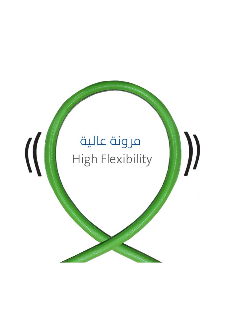 ALAYED  Steel Gardel Reel With Hose  And Sprayer 30M 3/4" - Image 5