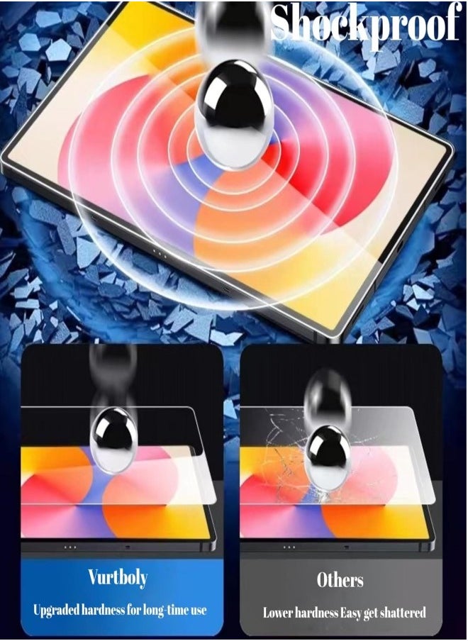GUDOO 2Pack Screen Protector Compatible with Huawei MatePad SE 11" 2024, Anti Scratch 9H Hardness Protective Film Premium HD Clarity Tempered Glass  - Image 4