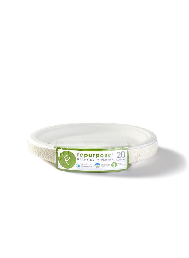 Repurpose Compostables Repurpose, 9" Eco-Dinner Plates, 20 Count - Image 3