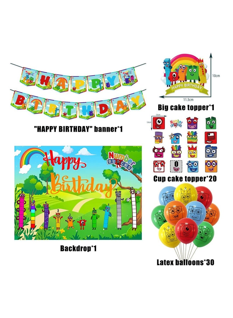 Party Corner Number Blocks  - Image 2