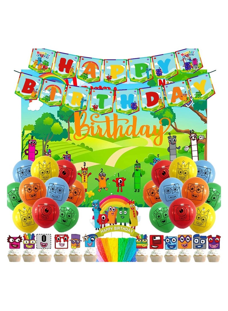 Party Corner Number Blocks  - Image 1