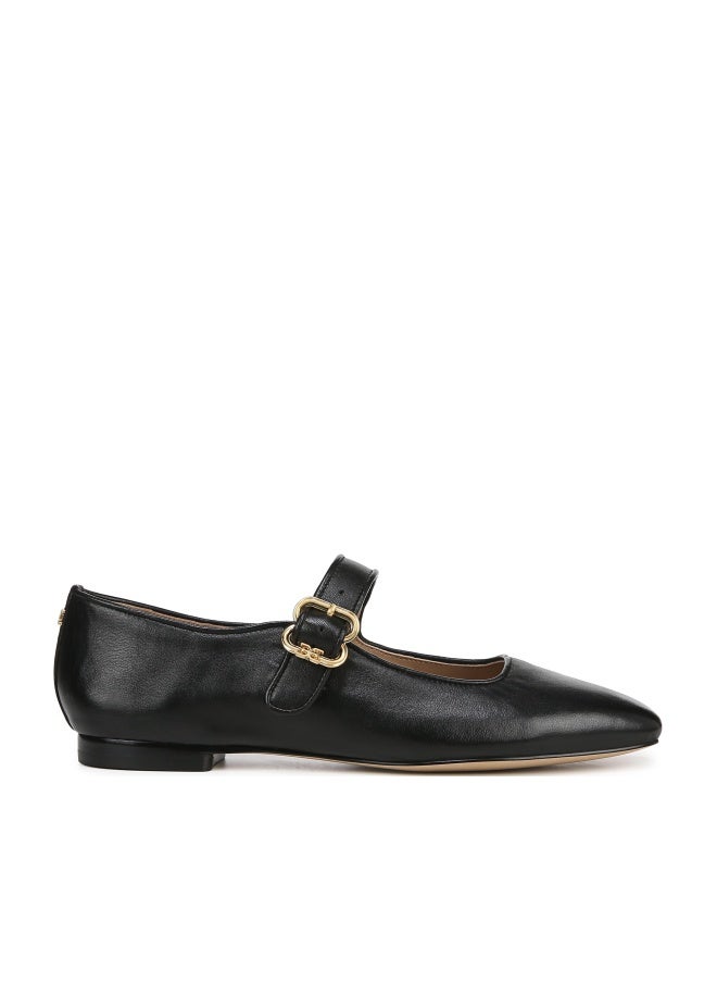Sam Edelman حذاء سام إيدلمان ميكايلا ماري جين مسطح أسود 9 متوسط - Image 1