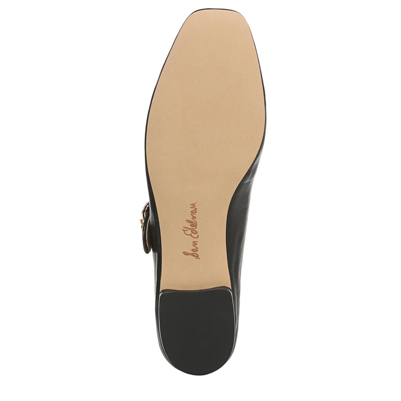 Sam Edelman حذاء سام إيدلمان ميكايلا ماري جين مسطح أسود 9 متوسط - Image 5