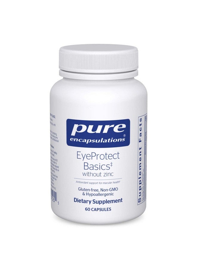 Pure Encapsulations Eyeprotect Basics Without Zinc ; Key Antioxidant Support For Eye Health ; 60 Capsules - Image 1