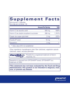 Pure Encapsulations Eyeprotect Basics Without Zinc ; Key Antioxidant Support For Eye Health ; 60 Capsules  - Image 3