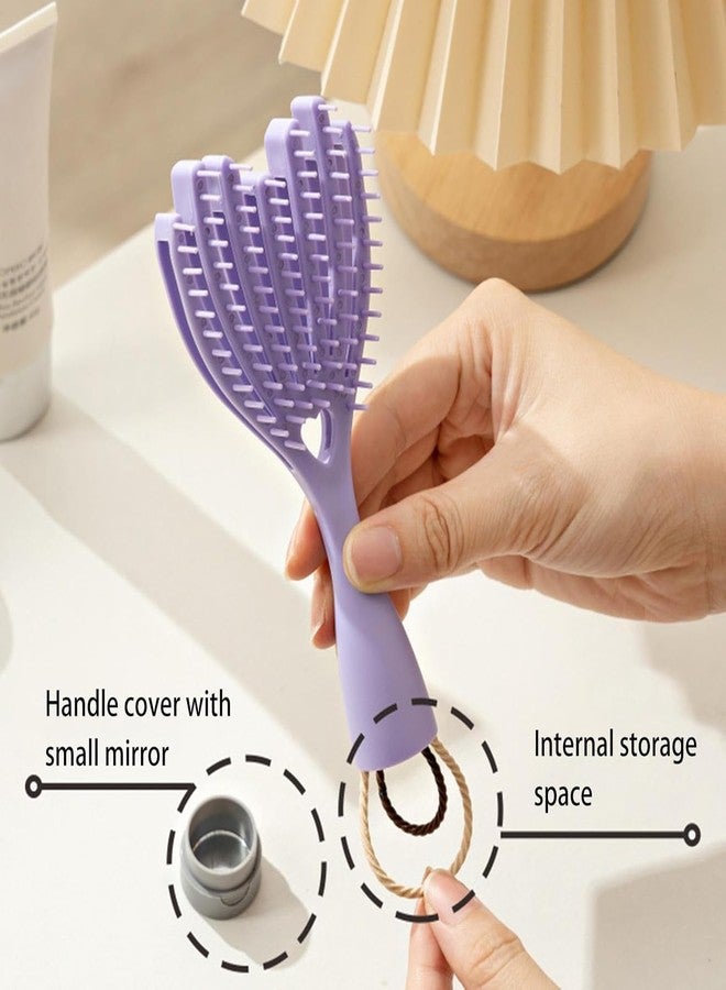 COMBELLE Detangler Hairbrush for Natural, Curly, Straight, Wet or Dry Hair, Wet and Dry Hair - Travel Brush for Detangling For All Hair Types - Image 5