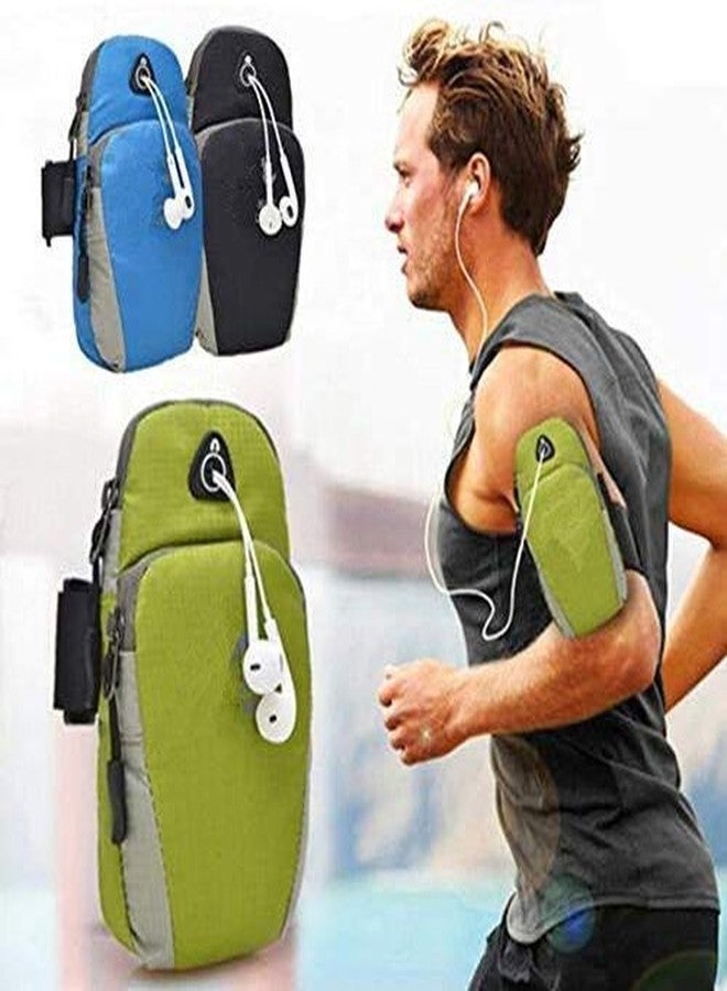 SPYKART™ Mobile Arm Band Pouch,Universal Gym Running Hiking Phone Bag Case Arm Band -Black - Image 1