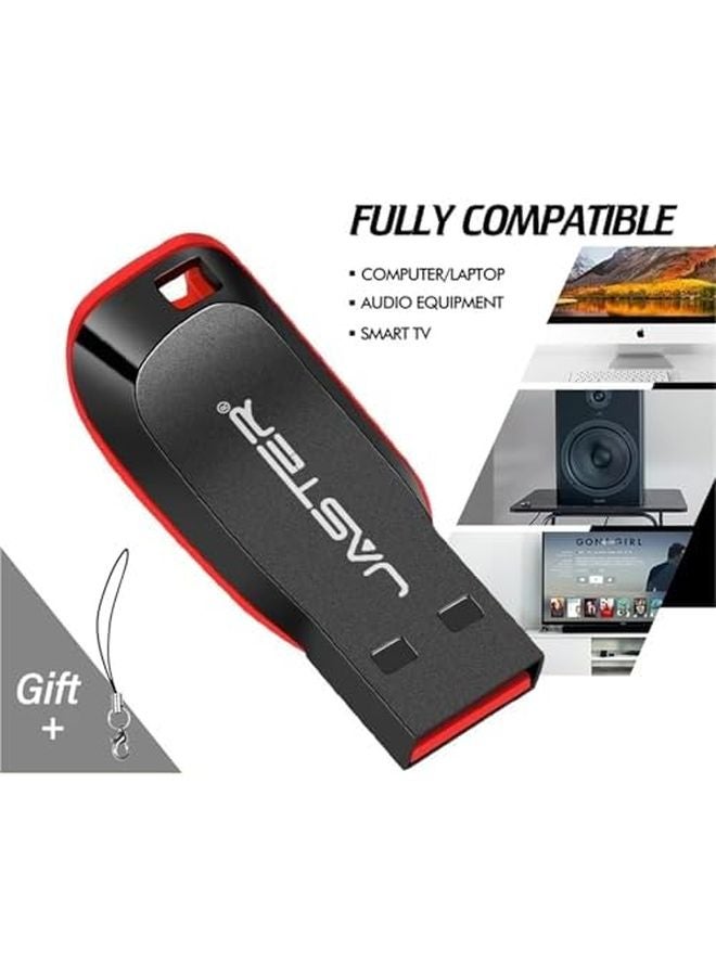 Black 8GB USB Flash Drive Memory Stick Key Chain Pen Drive Business Gift - Image 3