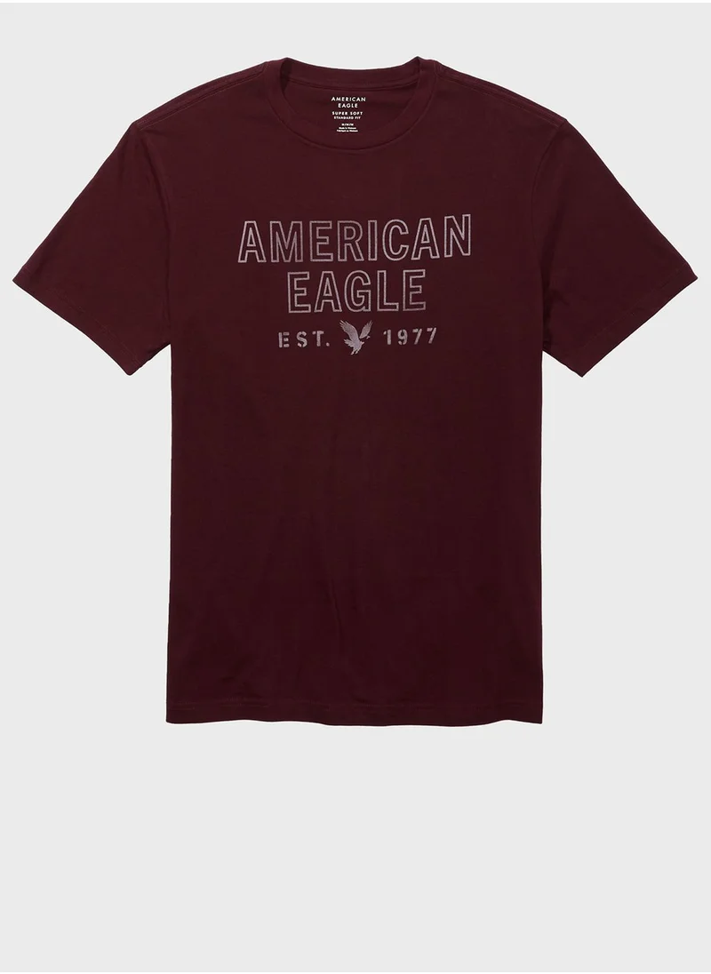 American Eagle Graphic Crew Neck T-Shirt