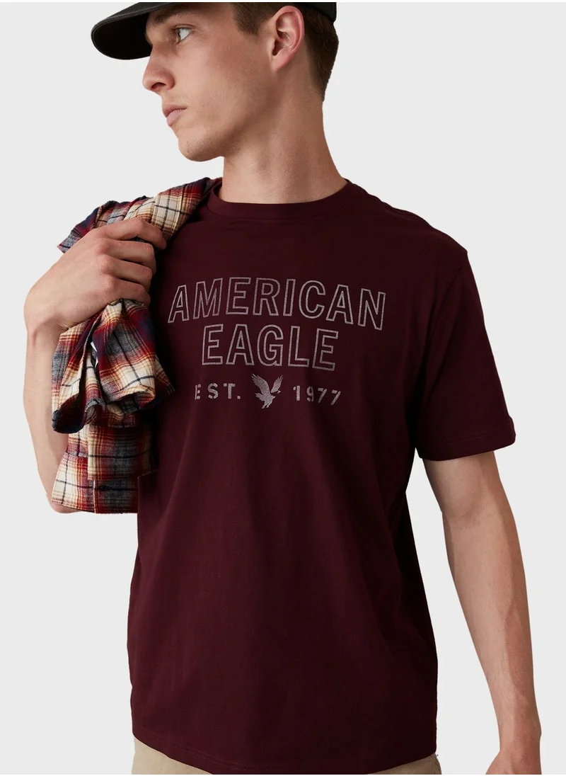 American Eagle Graphic Crew Neck T-Shirt
