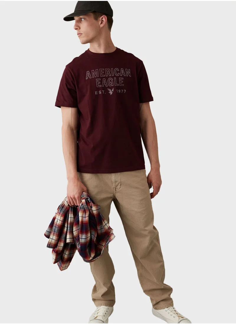 American Eagle Graphic Crew Neck T-Shirt