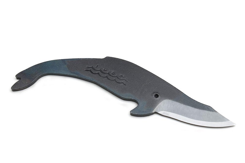 Yoshihiro Shiroko High Carbon Steel Kurouchi KUJIRA Whale Japanese Utility Knife (Type C) Made in Japan - Image 1