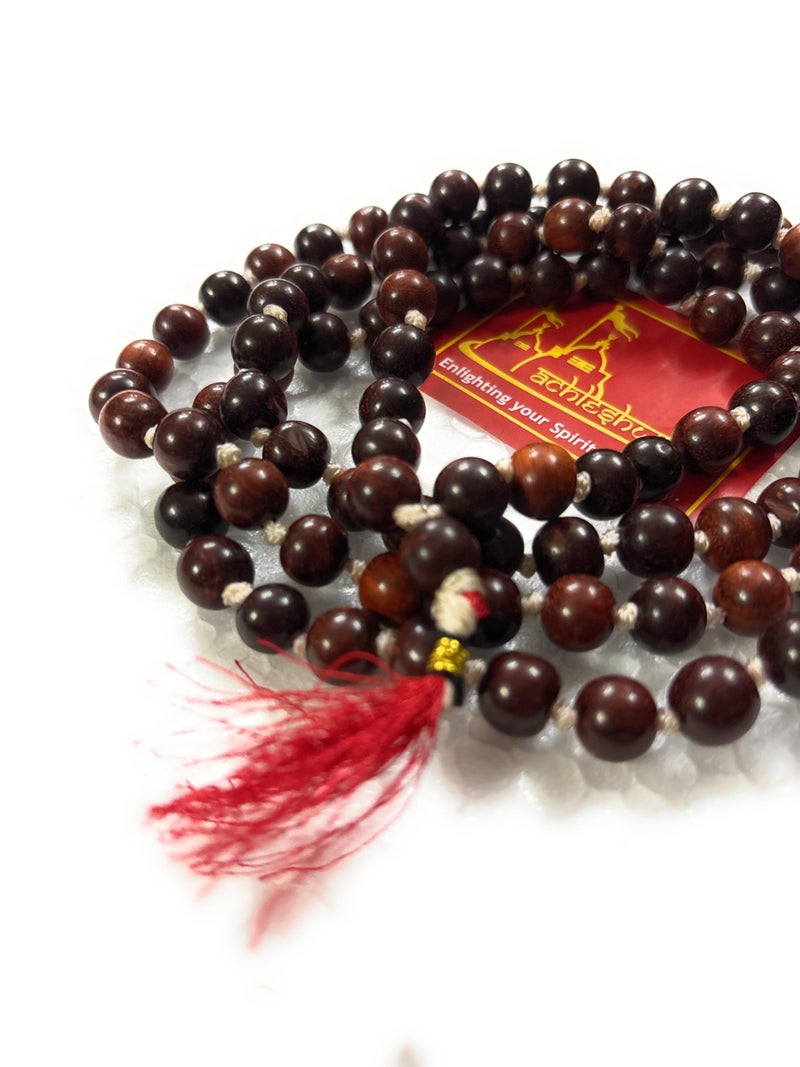 Achleshwar Kusha Aasan Set | Kusha Grass & Wool Meditation Mat with Lal Chandan Mala & Gomukhi | Ideal for Puja, Japa & Meditation | Spiritual & Comfortable | Yellow | 60 x 60 cm with Aasan Cover - Image 3