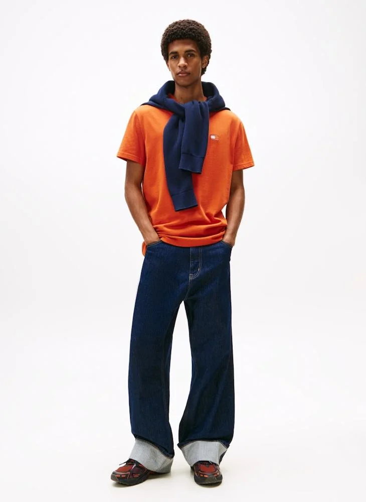 TOMMY JEANS  Tommy Badge Jersey T-Shirt for Men | Best Price UAE