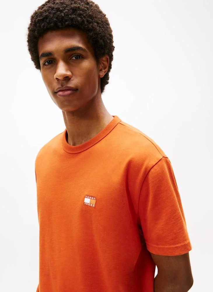 TOMMY JEANS  Tommy Badge Jersey T-Shirt for Men | Best Price UAE
