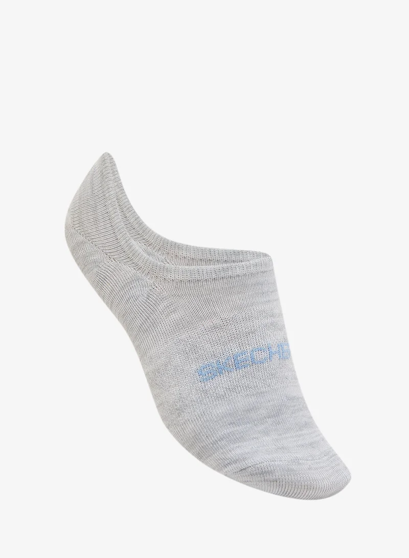 SKECHERS  3 Pack Non-Terry No-Show Socks for Women | Best Price UAE