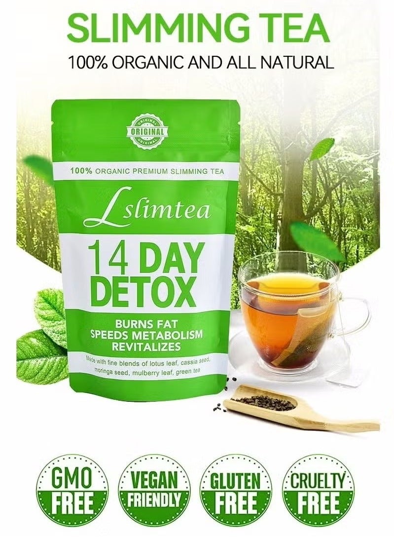 شاي ذكي Detox Tummy Tea Bags, Support Healthy Digestive and Metabolism,14 bags - Image 1