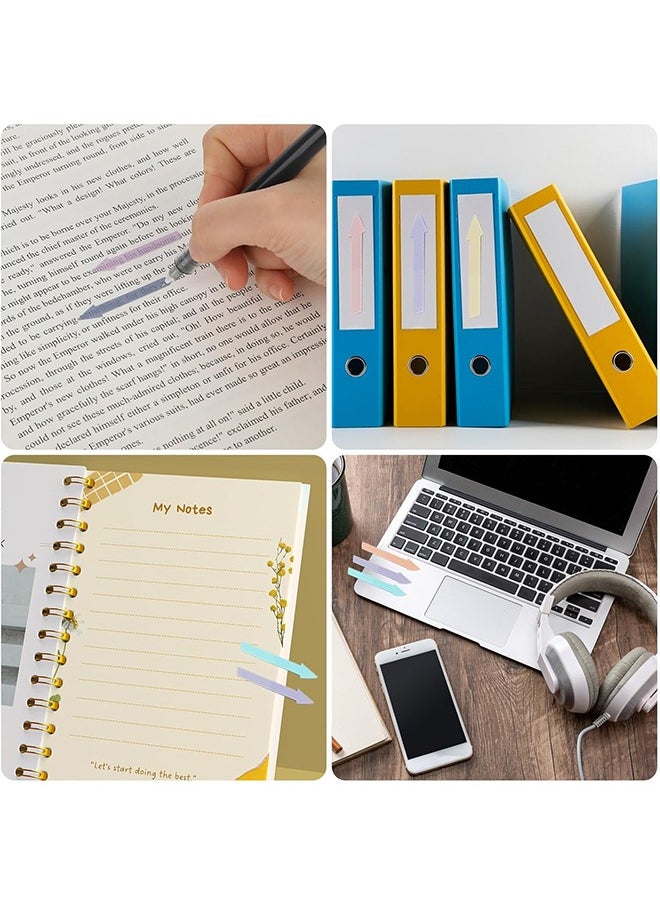 Lemon 400 Pcs Colored Flag Sticky Tabs Reusable, Transparent Arrow Flags for Highlighting, Marking, Aesthetic Sticky Notes for Office School Supplies (20 colors)  - Image 3