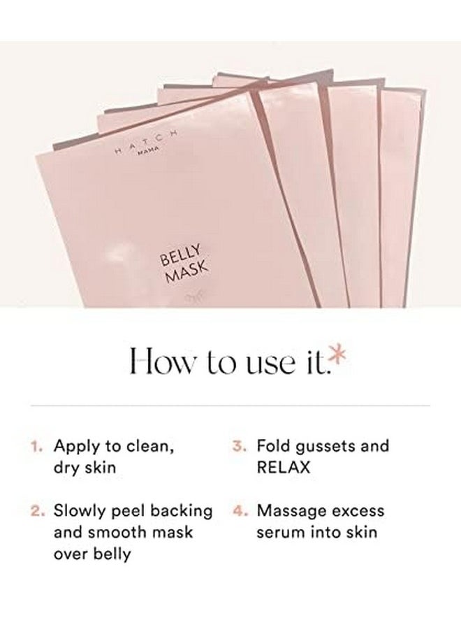 Hatch - The Belly Mask The Belly Facial Masks For Pregnancy Stretch Marks Prevention Hydrating & Fragrance Free Belly Mask For Pregnancy & Postpartum 1 Pack - Image 1