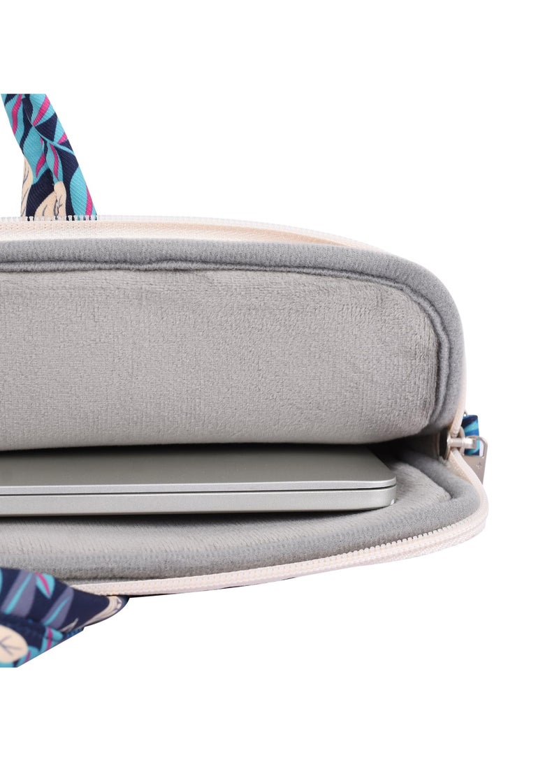 Premium Laptop Bag/sleeve/brief Case for Women and Men - Fits 13, 14, Inch Laptops, M1/M2/M3, comes with trolley belt and shoulder strap  - Image 4