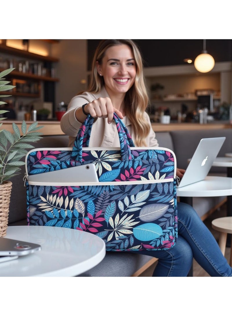 Premium Laptop Bag/sleeve/brief Case for Women and Men - Fits 13, 14, Inch Laptops, M1/M2/M3, comes with trolley belt and shoulder strap  - Image 5