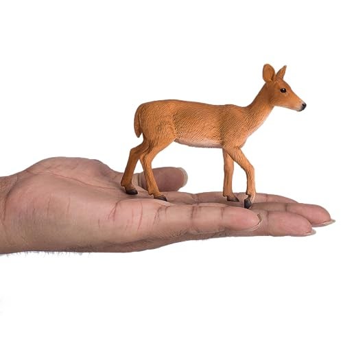 MOJO White Tailed Deer Doe Realistic International Wildlife Hand Painted Toy Figurine - Image 5