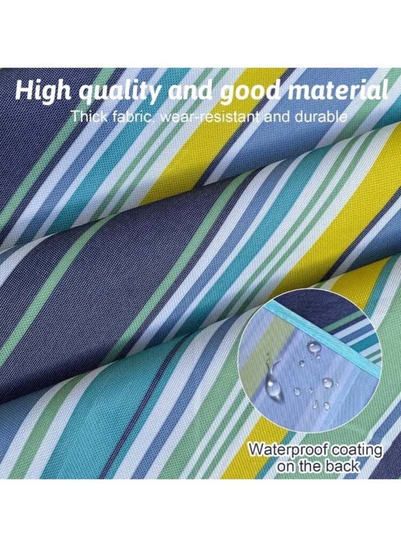 كلين ويف بطانية نزهات وشاطئ مقاومة للماء – سجادة خارجية قابلة للطي بحجم كبير 80×145 سم مع طبقة أكسفورد سفلية متينة، مانعة للرمل، قابلة للغسل في الغسالة، مثالية للشاطئ، التخييم، المسبح والحديقة - Image 3