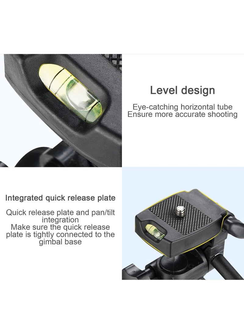 ZERIFAM Camera Tripod, 100cm Portable Tripod Stand with Phone Mount, Aluminum, Includes Travel Bag and Remote, for DSLR, SLR, Phone - Image 4