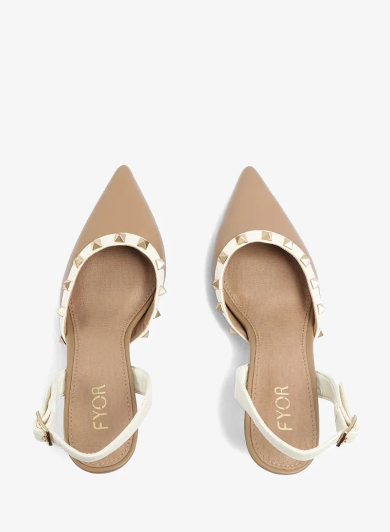 Fyor  Stylish Pointed Studded Pump AJ 004 for Women | Best Price UAE