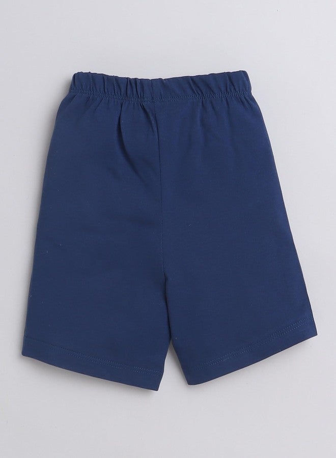 BUMZEE Navy & Orange Boys Shorts Pack of 2 Age - 18-24 Months (Peb9148E-nbl.org) - Image 3