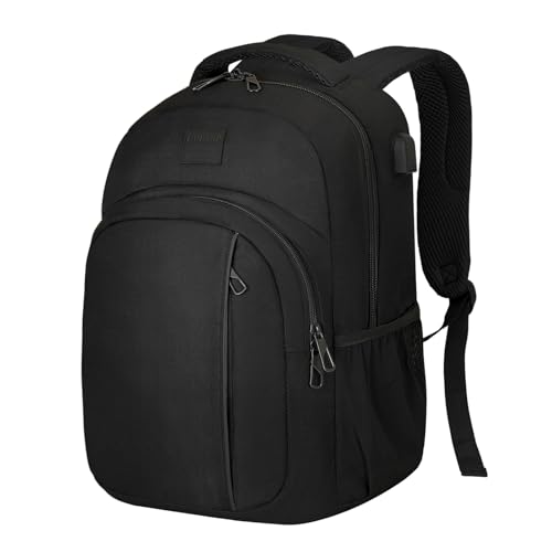 LARIPOP Travel Laptop Backpack,15.6 Inch Business Laptop backpack for Men Women with USB Charging Port,Water-Resistant Laptopack Weekender Daypack for Work College Computer - Image 1
