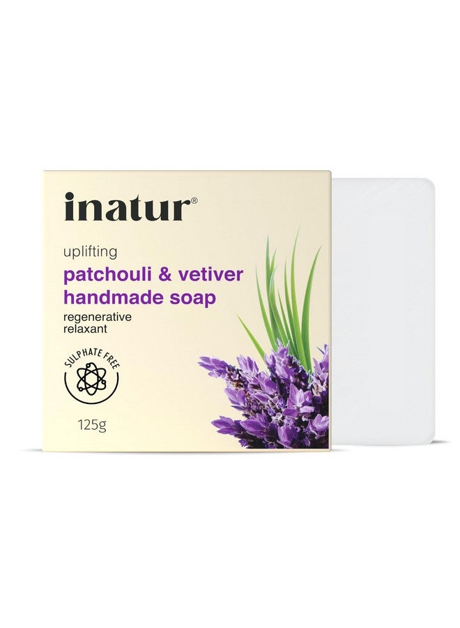 إناتور صابون الباتشولي ونجيل الهند المصنوع يدويًا منعش ومنعش طبيعي ونباتي 125 جم - Image 1