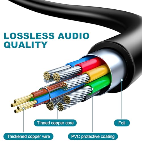 Sqrmekoko QC15 Cord Replacement Headphone Audio Cable Compatible with Bose QuietComfort 15 QC 15 Headphones - Image 5
