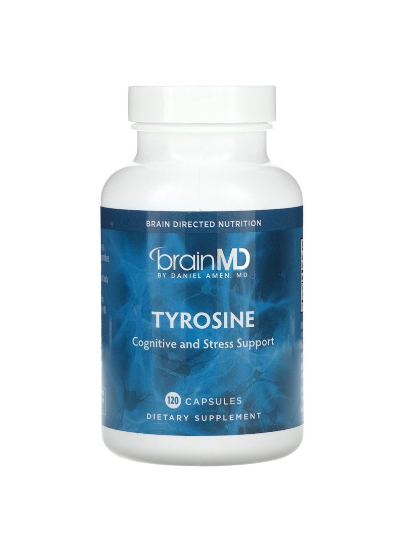 Tyrosine, 120 Capsules (500 mg per Capsule)