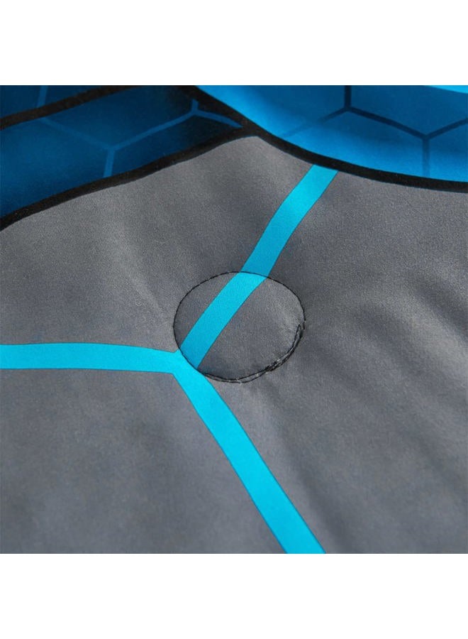 NTBED Game Console Comforter Set for Boys Girls Kids Geometric Lightweight Microfiber Bedding Sets (Gray, Twin) - Image 5