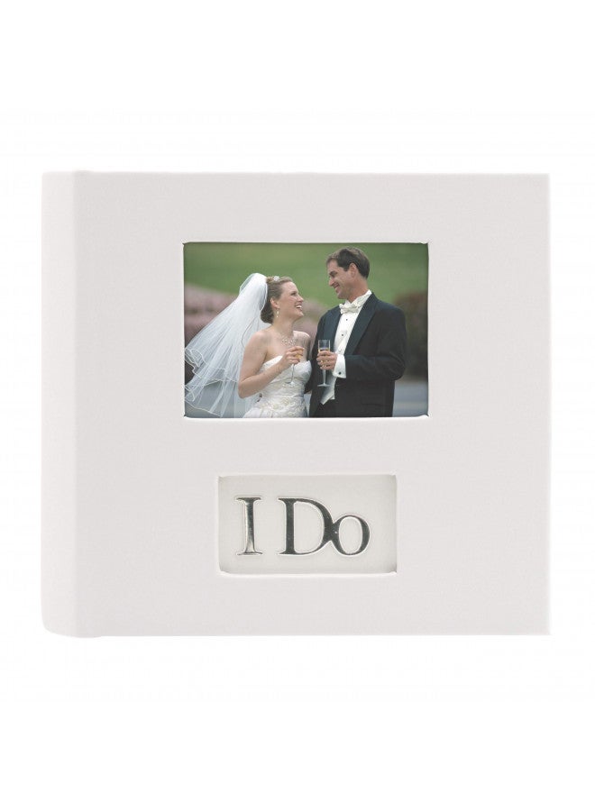 Malden International Designs I Do With Photo Opening Cover & Memo Space Photo Album, 1-Up, 100-4x6, White - Image 2