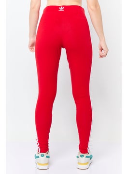 adidas Originals Women Sportswear Fit Training Leggings, Red  - Image 4