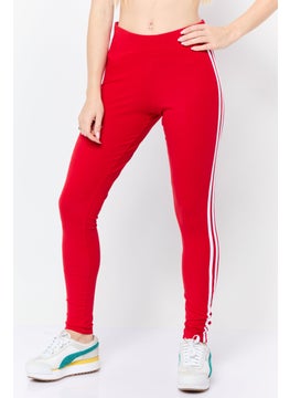 adidas Originals Women Sportswear Fit Training Leggings, Red  - Image 1