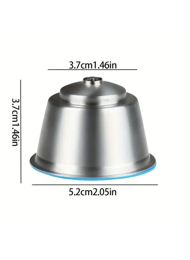 Blue Cap Stainless Steel Reusable Coffee Capsule Filter Easy Clean Espresso Machine - Image 4