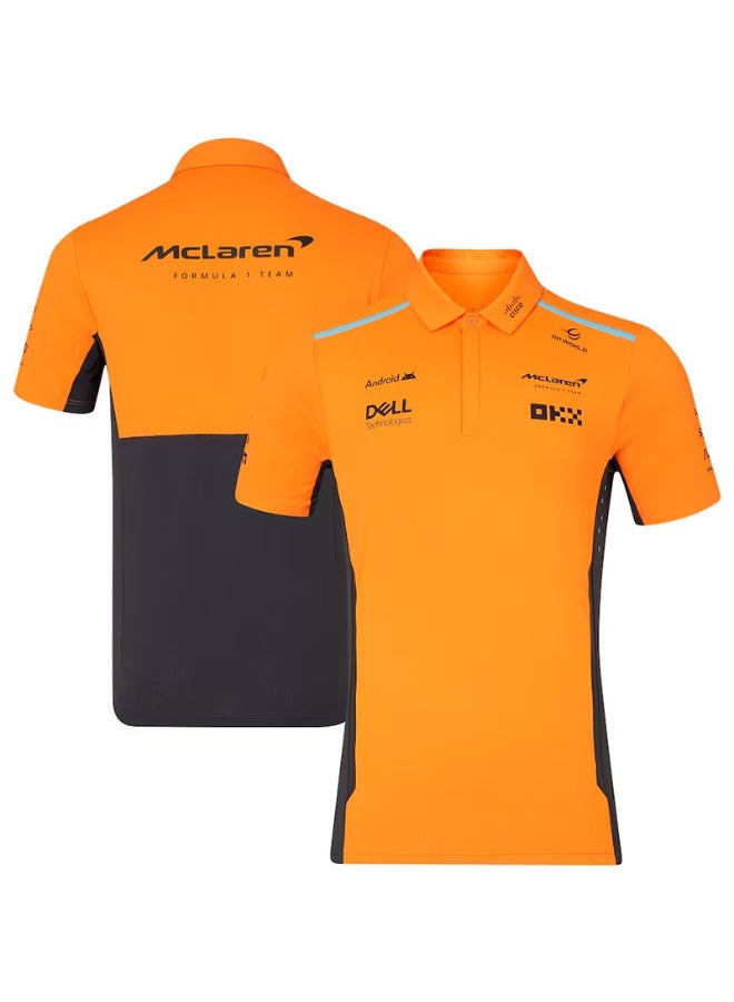 McLaren Basic Cotton Polo Shirt - Minimalist Design, Versatile for Layering or Solo Wear