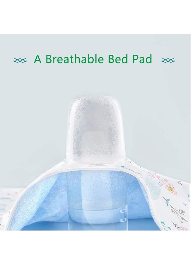 Bebiland 60x100cm Baby Waterproof Bed Pad, Bed Wetting Pads Washable for Kids,  Toddler Potty Training Pads for Pack  Play/Crib/Mini Crib Reusable Incontinence Underpads for Kids/Adult/Pets  - Image 5