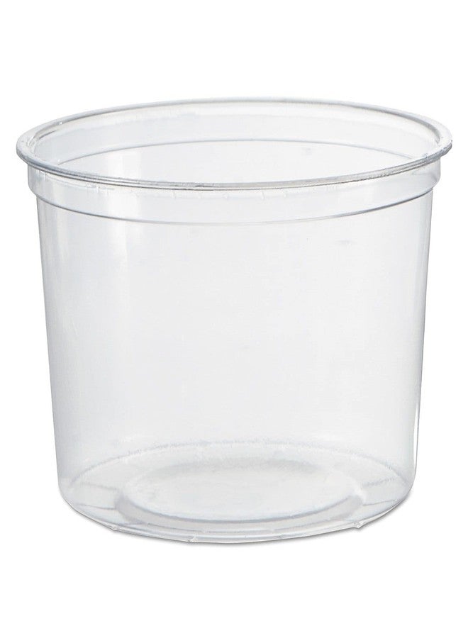 WNA Deli Containers, 16 oz, Clear, Plastic, 50/Pack, 10 Packs/Carton