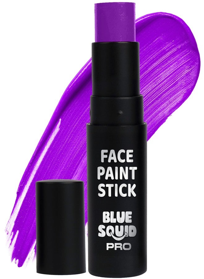Blue Squid PRO Purple Face Paint Stick - Waterproof Body Paint for Adults & Kids Colored Eye Black Baseball, Eyeblack Softball -Hypoallergenic Twist-Up Non-Toxic Makeup Stick for Cosplay, Sports & SFX - Image 1