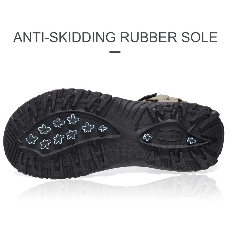 CAMEL CROWN Hiking Sport Sandals for Men Anti-skidding Water Sandals Comfortable Athletic Sandals for Outdoor Wading Beach Khaki 11 - Image 3