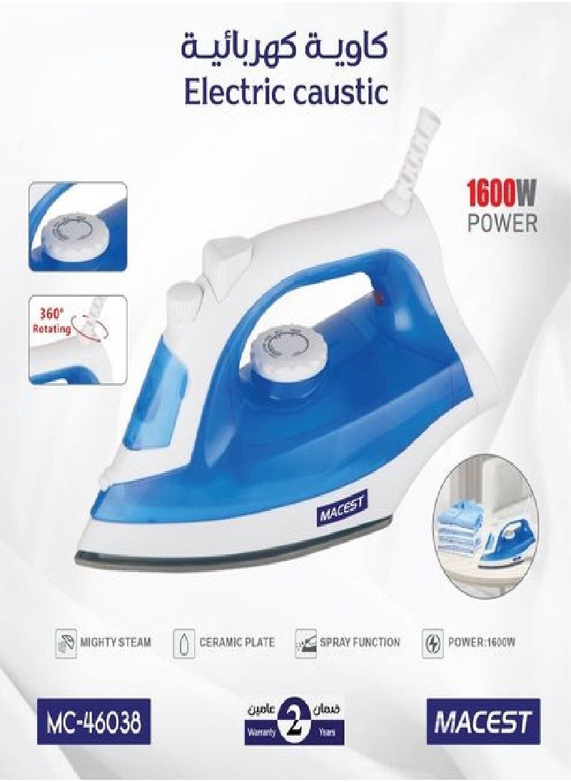 MACEST Steam Iron With Spray Function MC-46038  - Image 2