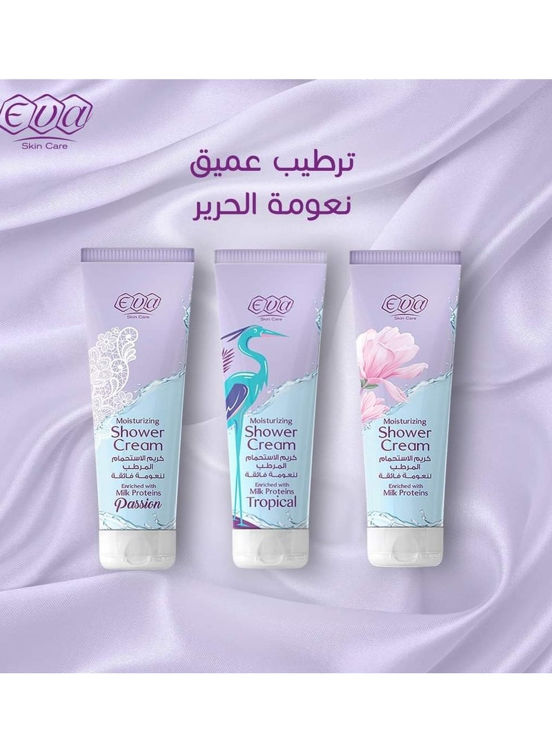 Eva Eva Skin Care Moisturizing Shower Cream Tropical 250ml - Image 5