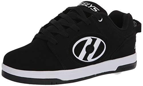 HEELYS Unisex Voyager Wheeled Heel Shoe BlackWhite 12 US Men